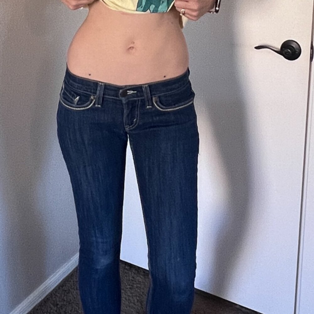 Levi's late 2000's ultra low rise skinny jean